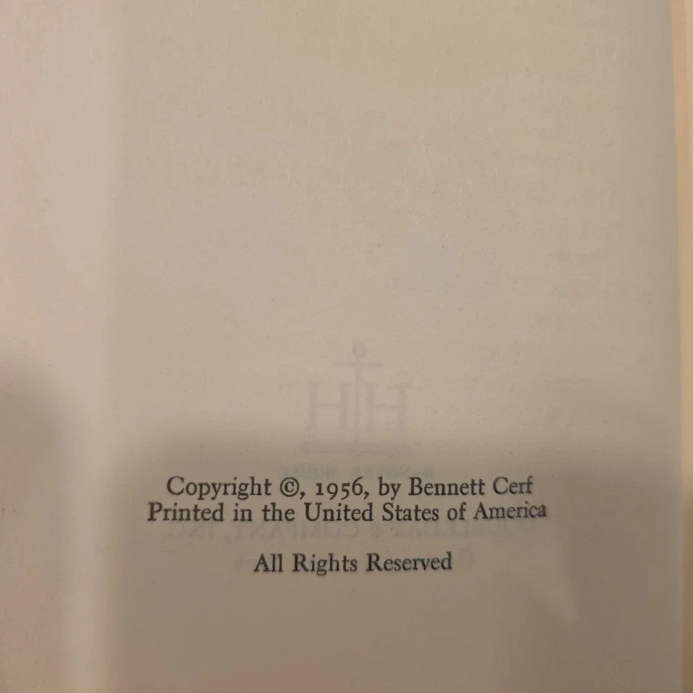 Bennett Cerf's The Life of the Party, 1956 First Edition Hardcover/DJ 1956